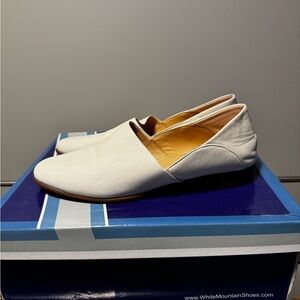 Clarks White Women's Loafers